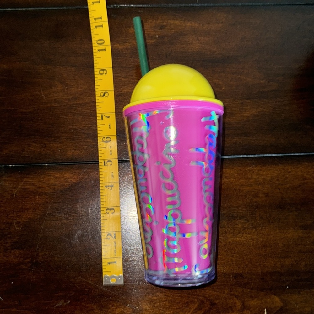 PINK 🩷 & YELLOW 💛 STARBUCKS CUP! - Picture 3 of 7